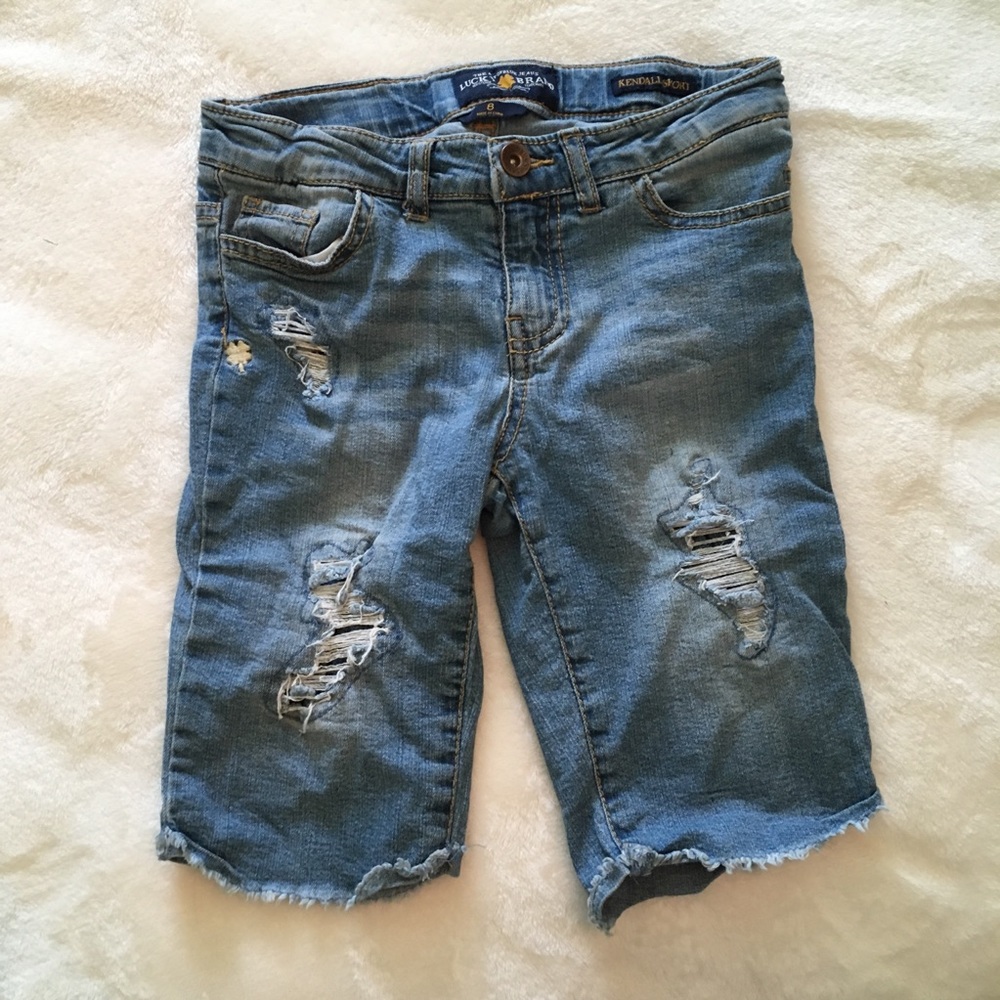Lucky Brand Girls’ “Kendall Short” Jean Shorts